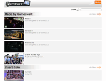 Tablet Screenshot of gameswelt.tv